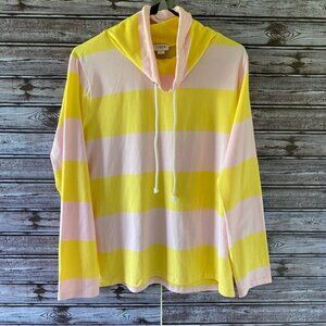 J Crew Factory Women's Striped Long-Sleeved‎ Top Pullover Size M